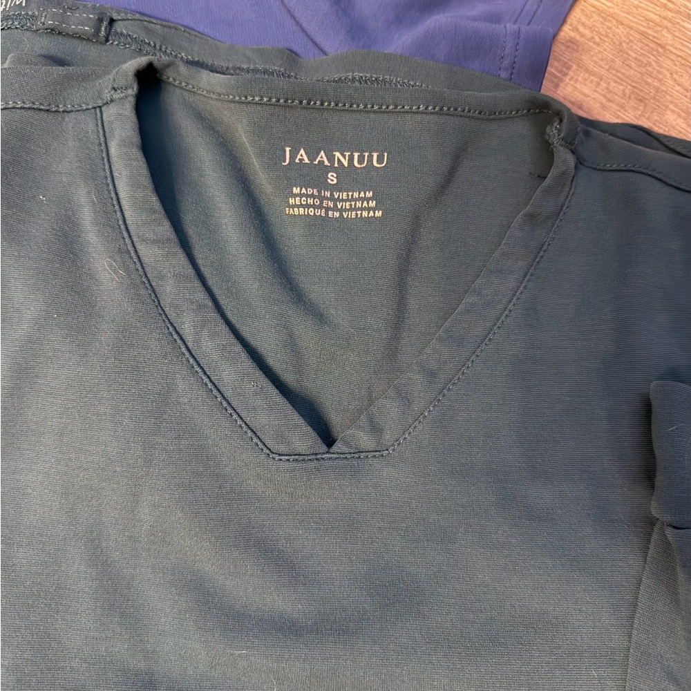 Jaanuu Deep Teal V-Neck Top